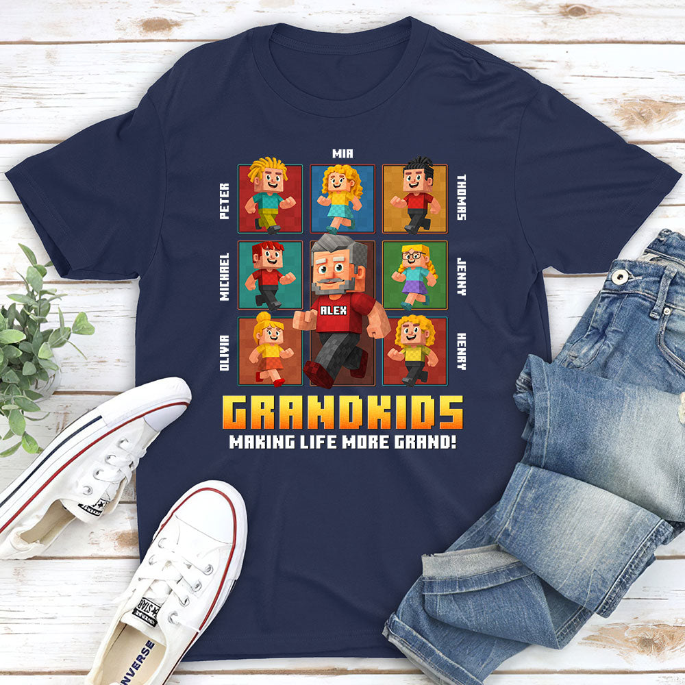 Grandkids Make Life Grand - Personalized Custom Shirt