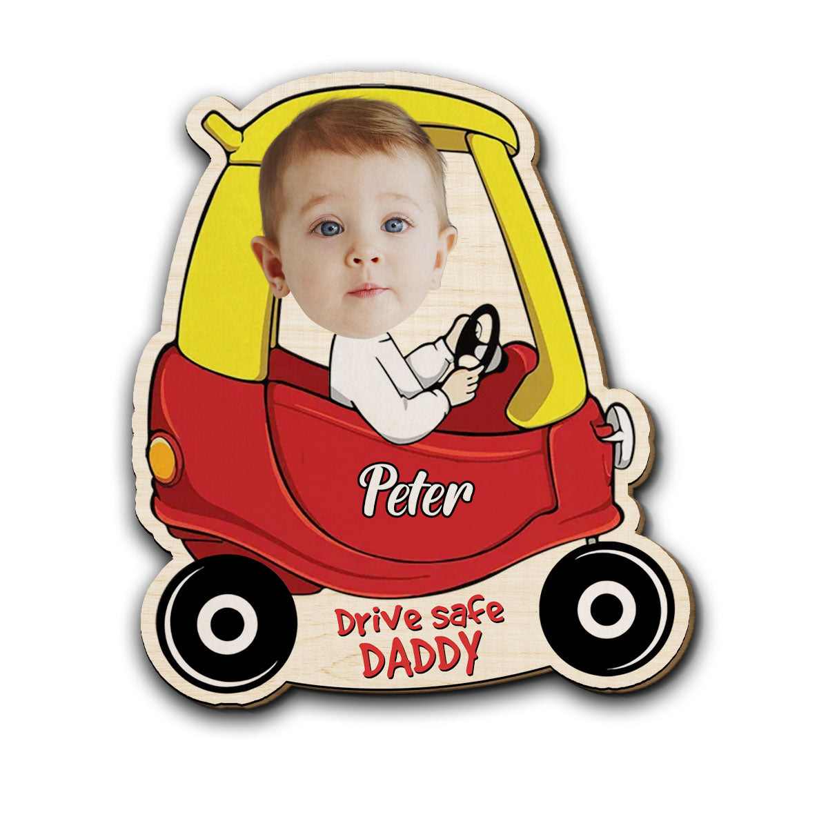Baby In Car - Personalized Custom Car Visor Clip