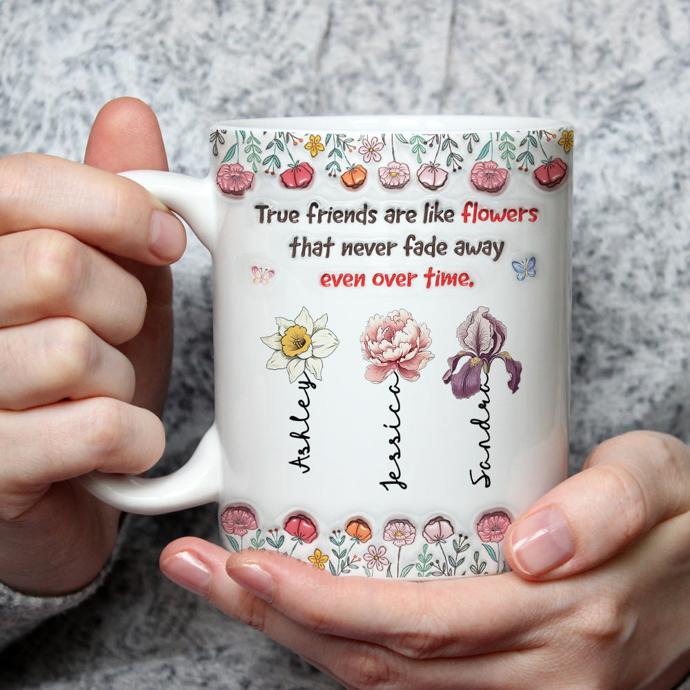 Our Bond Will Never Fade - Personalized Custom 3D Inflated Effect Mug