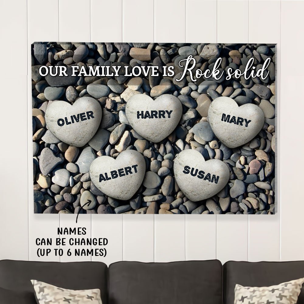 Family Love - Personalized Custom Name Canvas