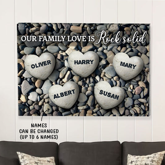 Family Love - Personalized Custom Name Canvas
