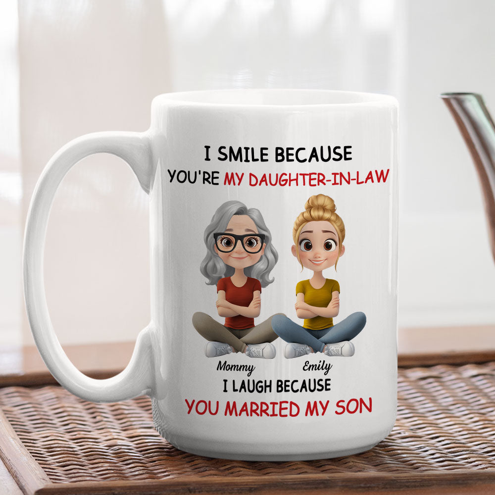 My Daughter In Law - Personalized Custom Coffee Mug