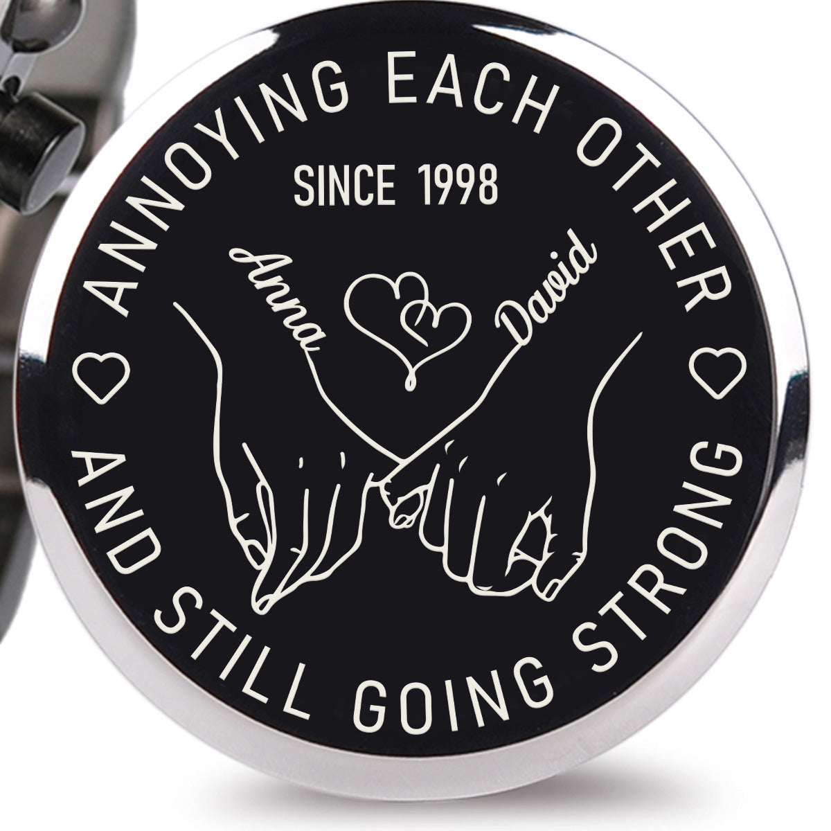 Together Forever - Personalized Engraved Wooden Watches GQ026