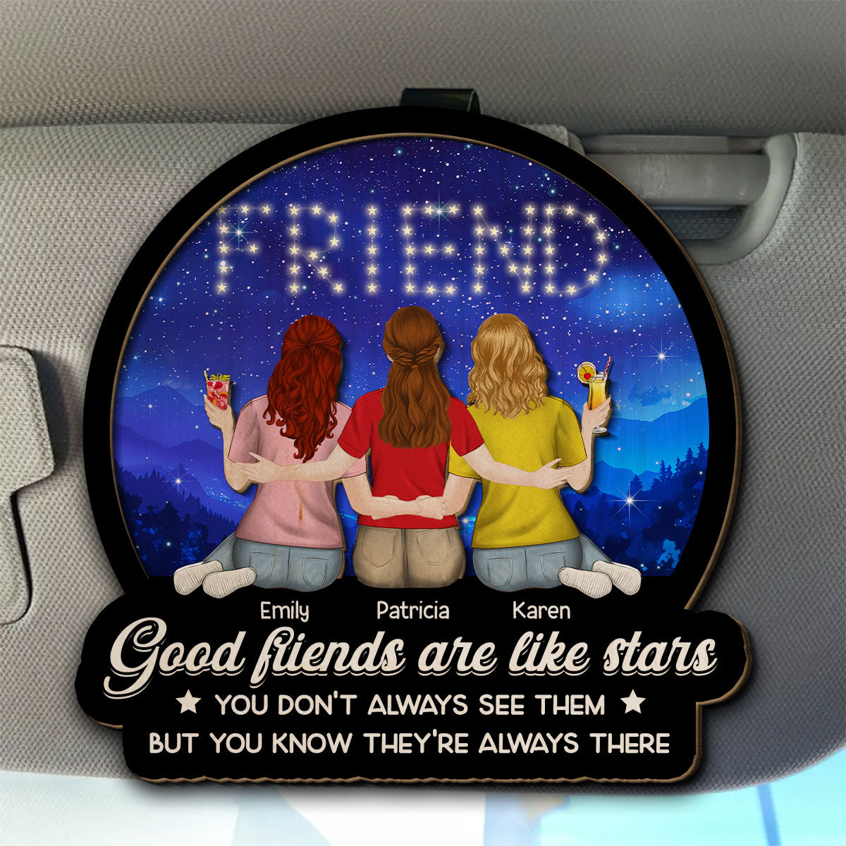 They Are Always There - Personalized Custom Car Visor Clip