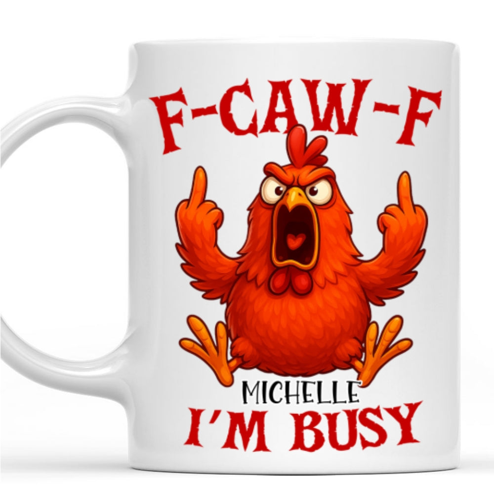 Hooked On Peace And Quiet - Personalized Custom Coffee Mug