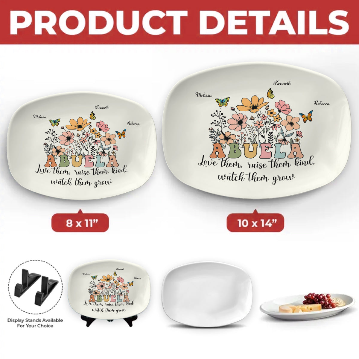Love Them, Raise Them Kind - Personalized Custom Platter