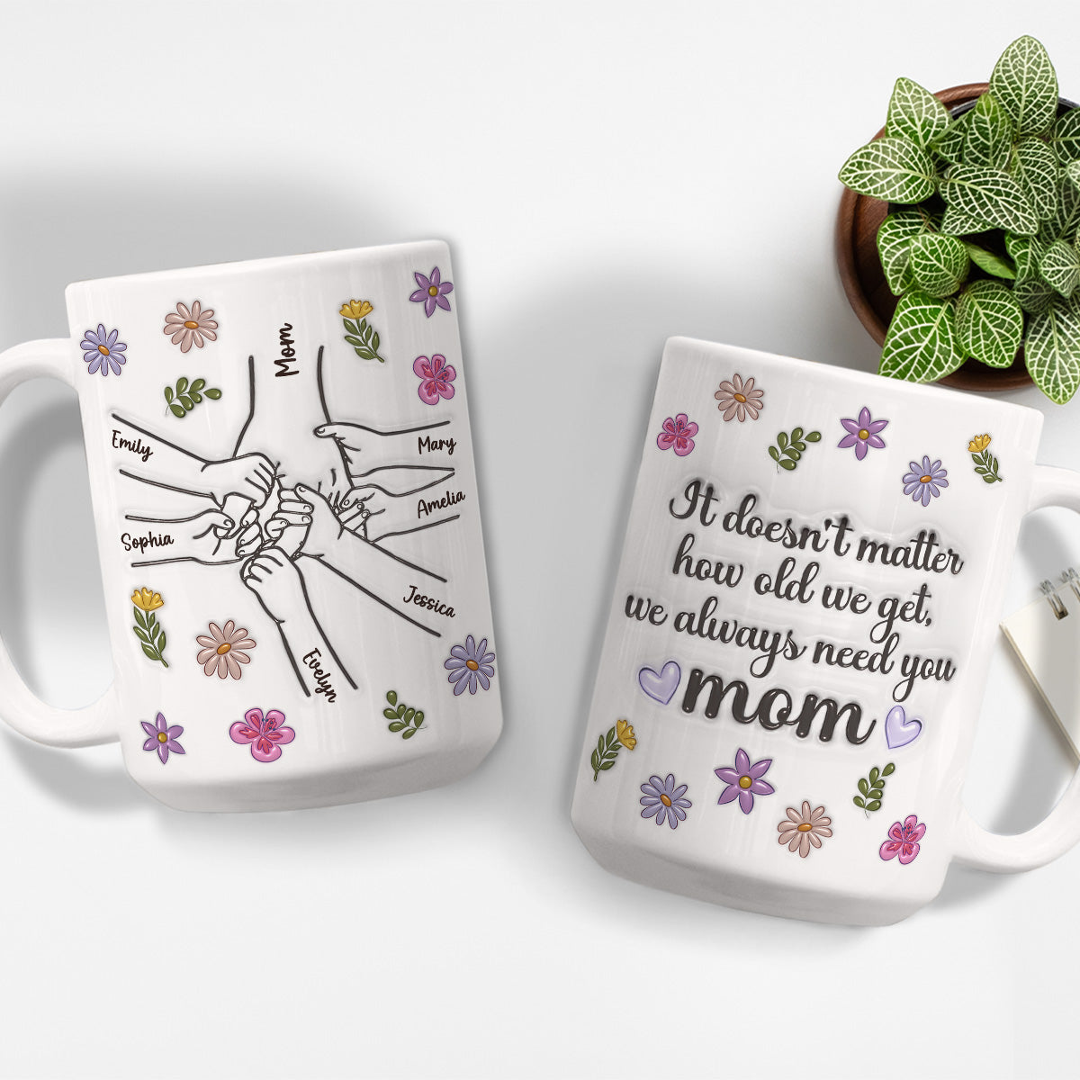 We Always Need You - Personalized Custom 3D Inflated Effect Mug