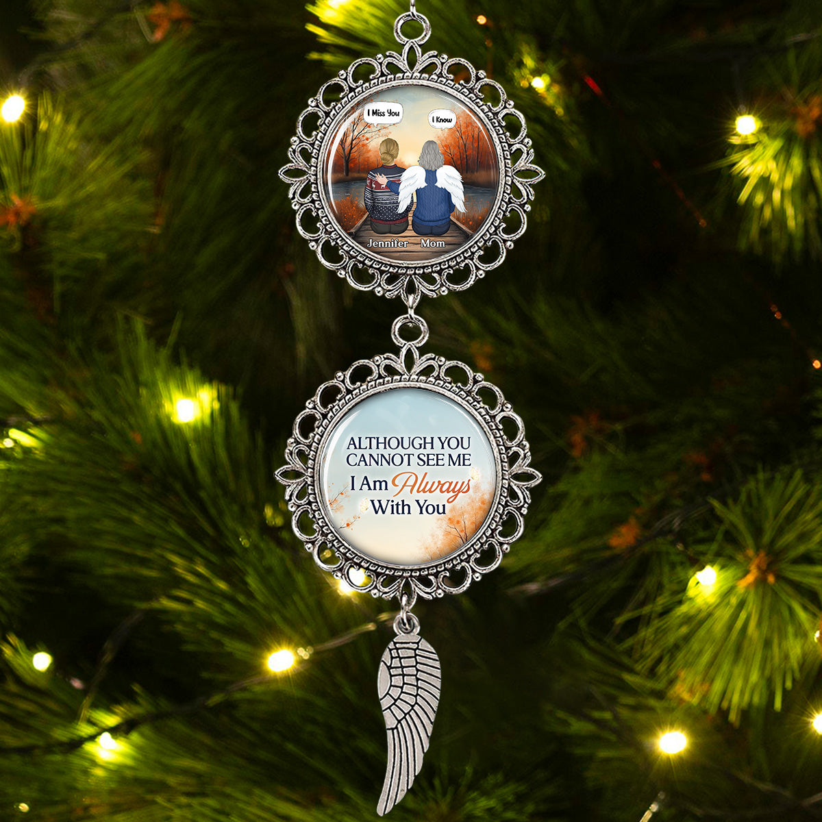 I Am Always With You - Personalized Custom Charming Ornament