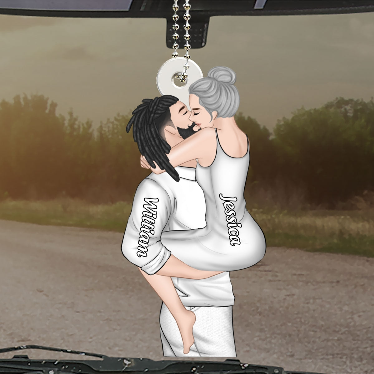 You Are My Love -  Personalized Custom Car Ornament