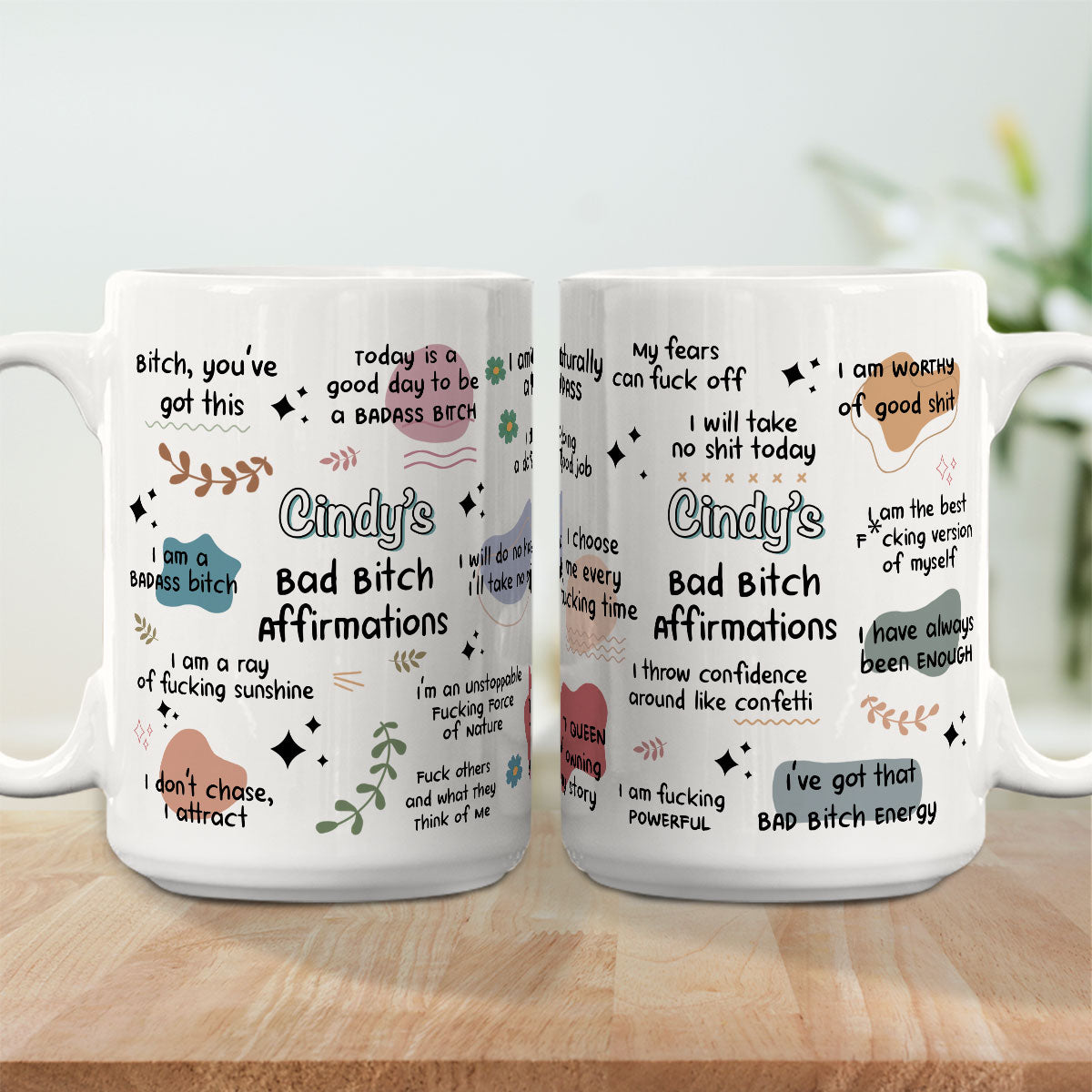 Funny Affirmations - Personalized Custom Coffee Mug
