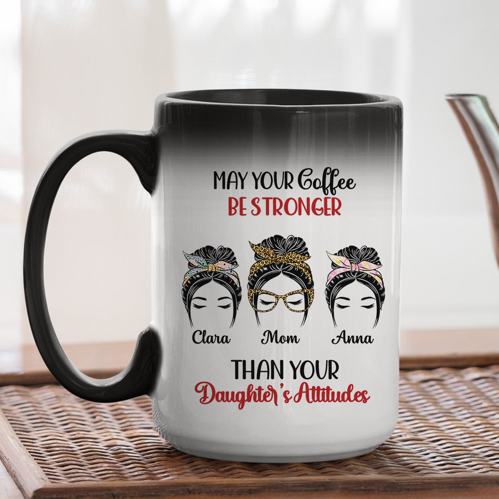 Your Coffee Stronger - Personalized Custom Color Changing Mug