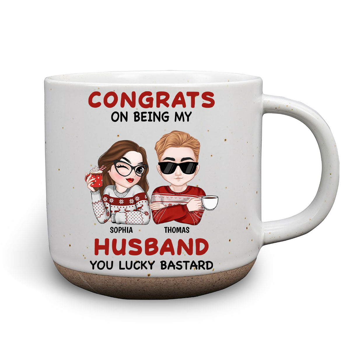 Love You Then - Personalized Custom Pottery Mug