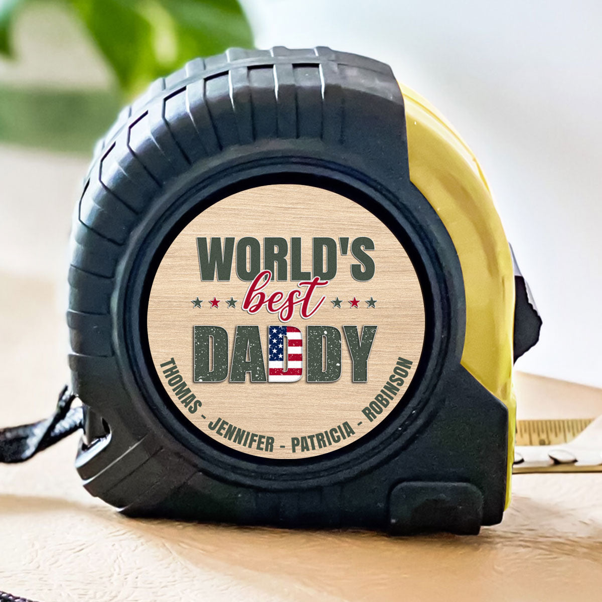 The Best Daddy - Personalized Custom Tape Measure