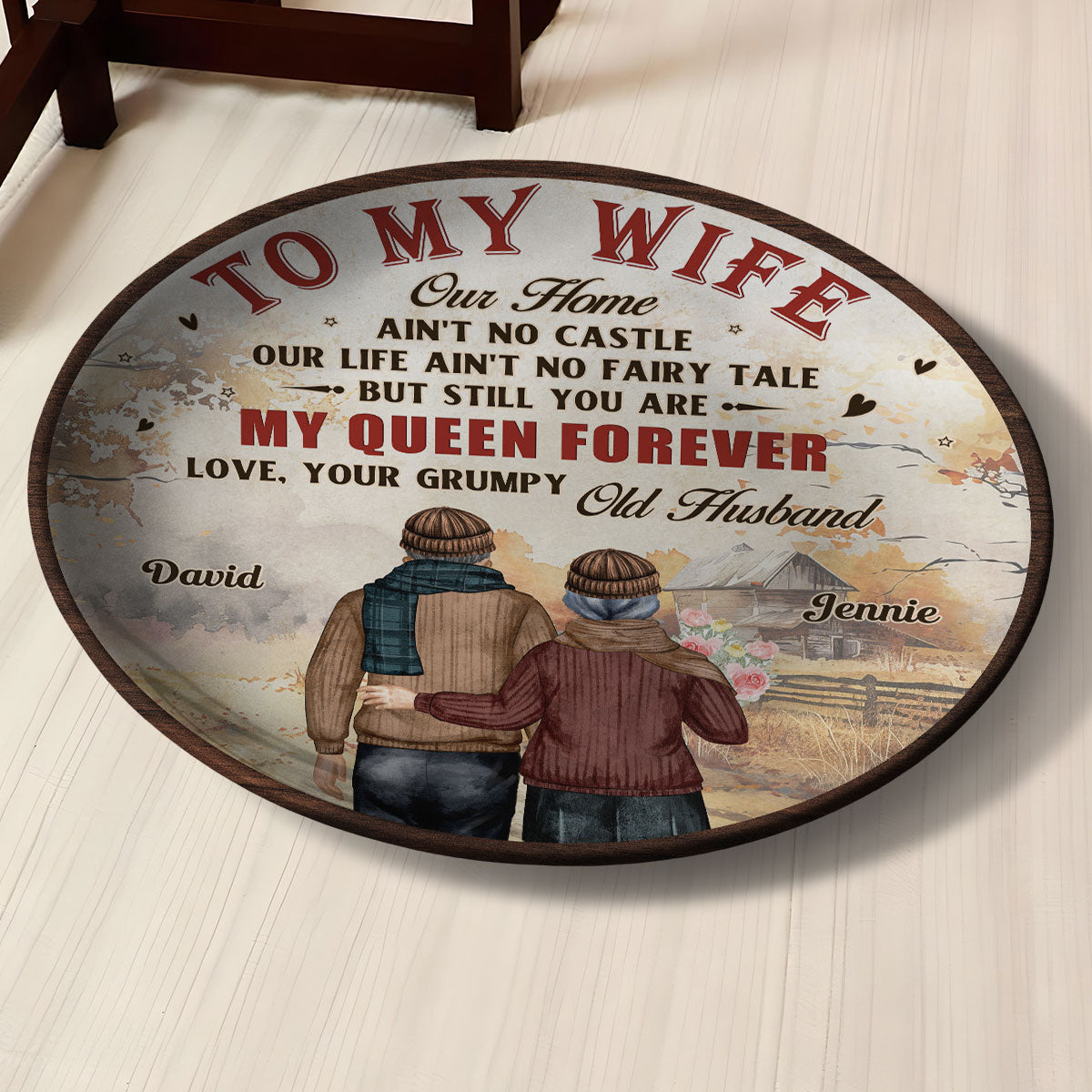 To My Queen - Personalized Custom Plate