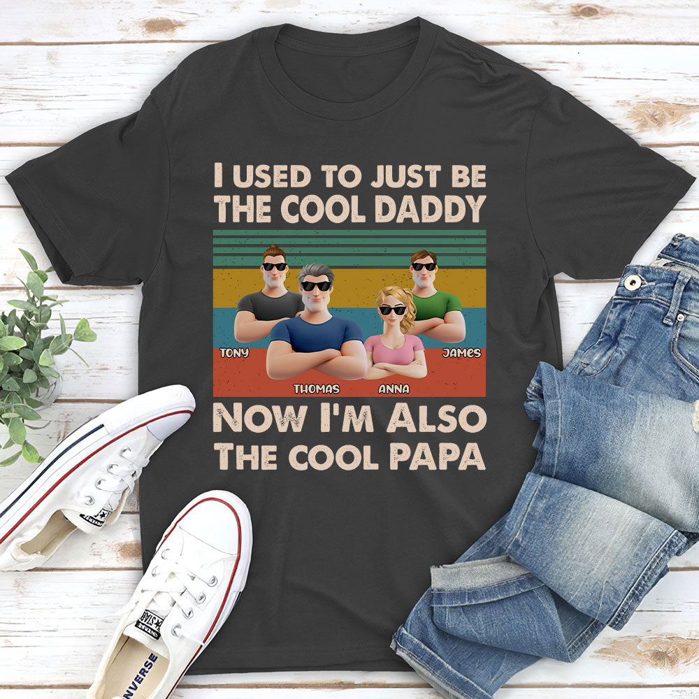 From Dad To Grandpa With Love - Personalized Custom Shirt