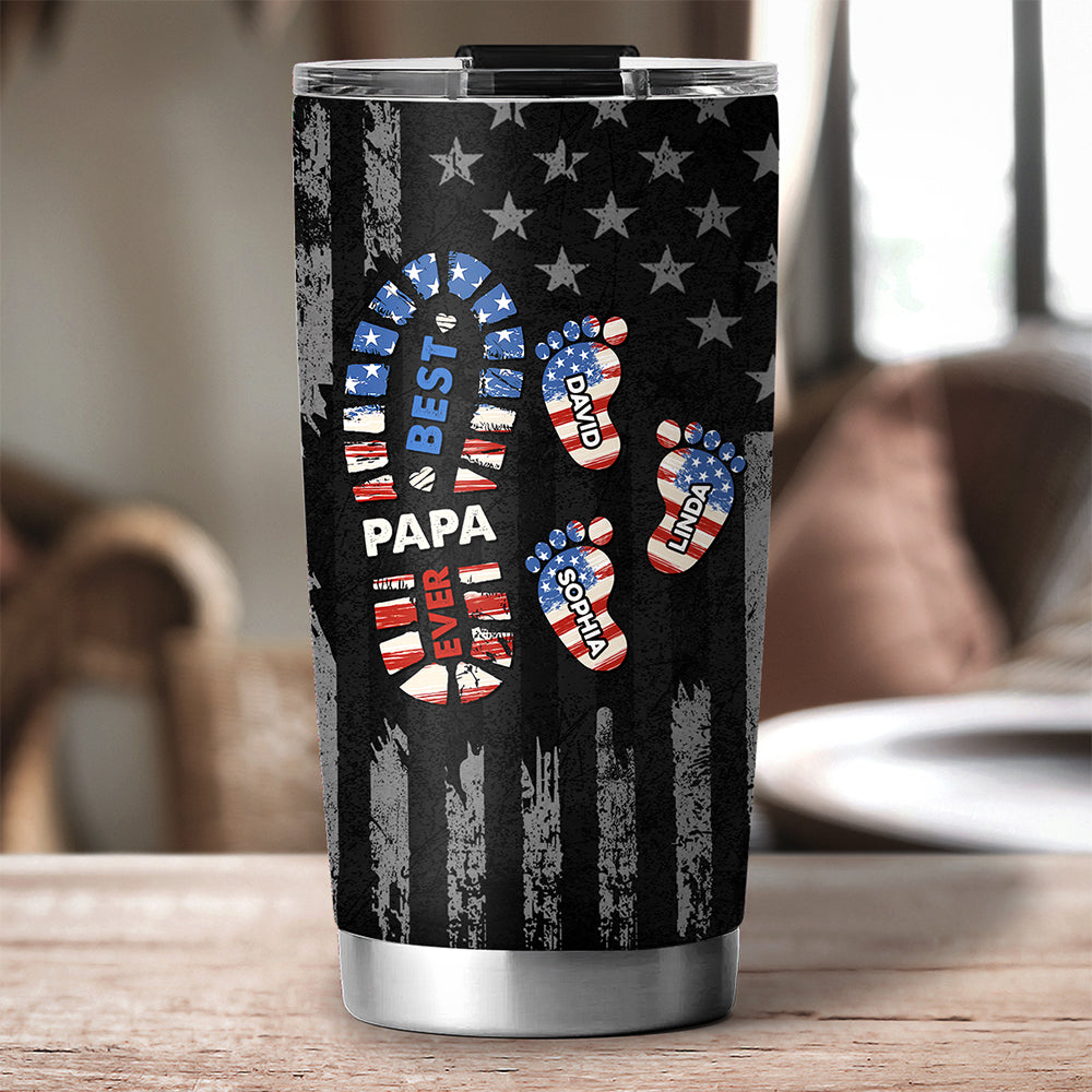 Best Dad Ever - Personalized Custom Tumbler
