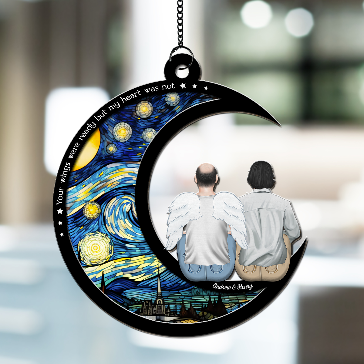 I Am Always With You - Personalized Custom Suncatcher