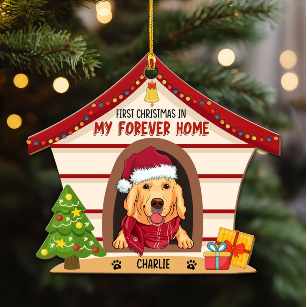 My Forever Home - Personalized Custom Wood Ornament