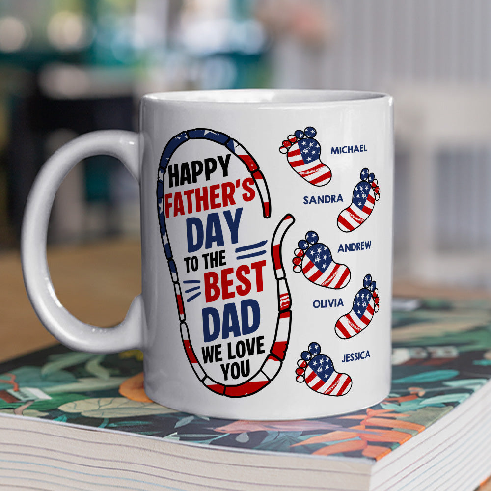 Best Dad We Love You - Personalized Custom Coffee Mug
