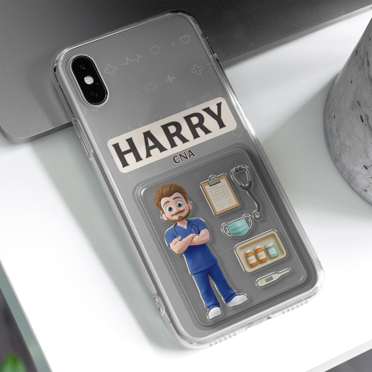 Be The Nurse You Would Want As A Patient Figure - Personalized Custom Phone Case