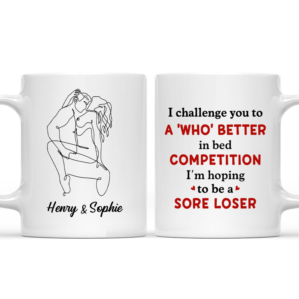 I Challenge You - Personalized Custom Coffee Mug