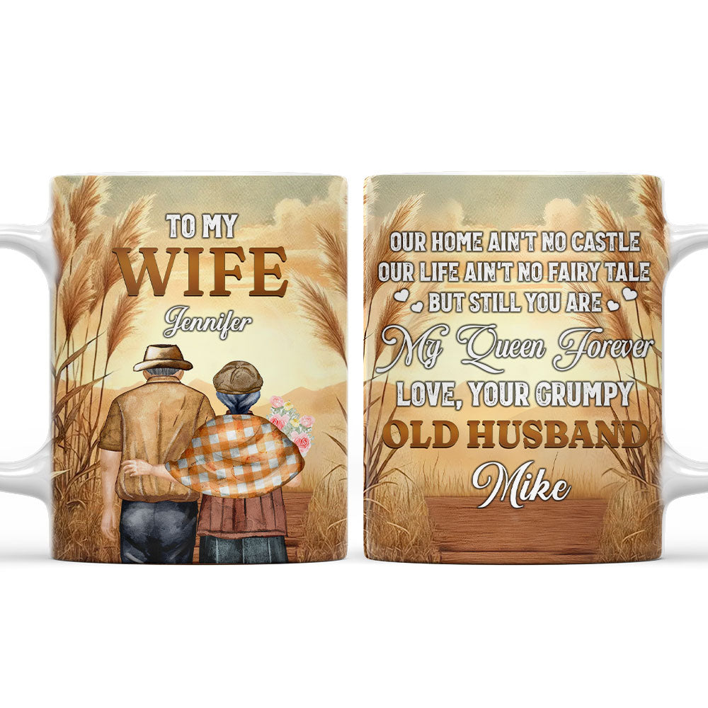 You Are My Queen Forever - Personalized Custom Coffee Mug