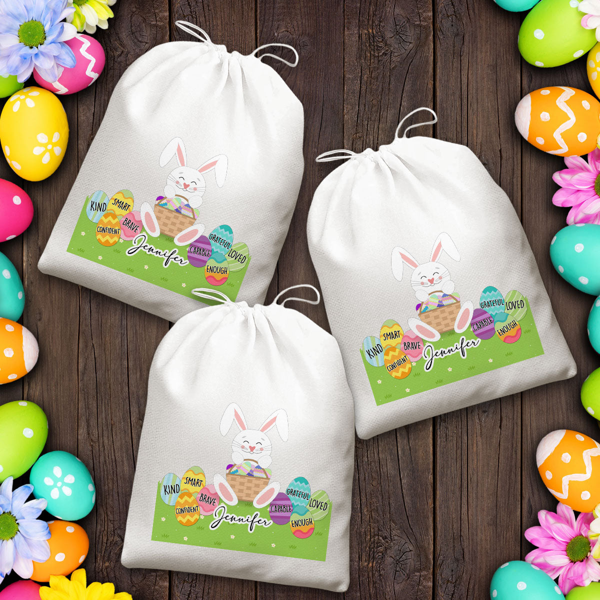 Bunny Kids Bag - Personalized Custom Favor Bag