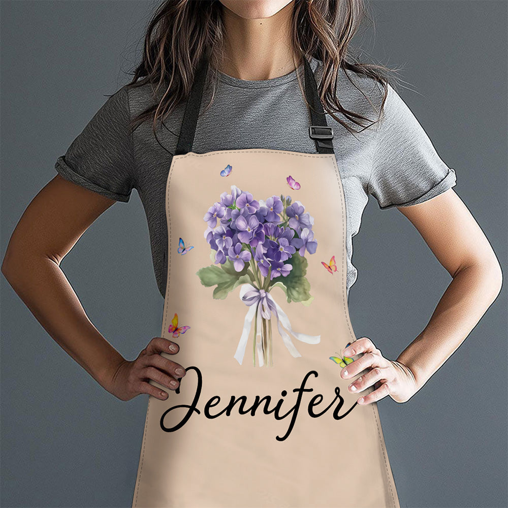 Beautiful Flower - Personalized Custom Apron