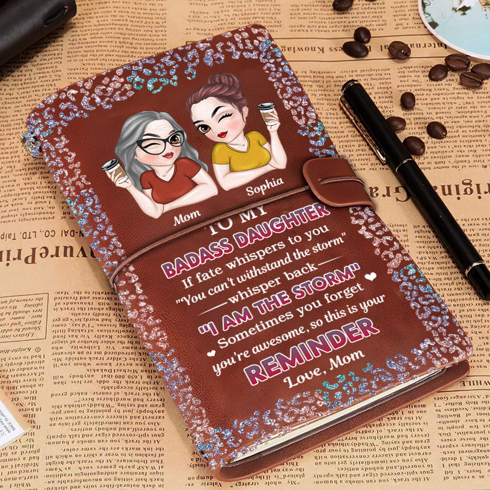 My Brave Granddaughter - Personalized Custom Vintage Journal