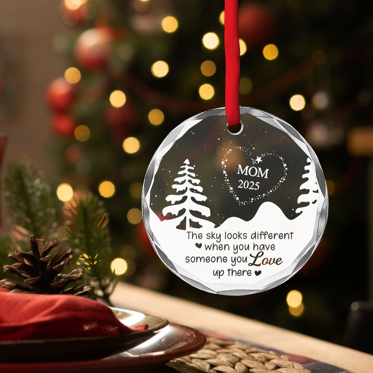 My Star - Personalized Custom Glass Ornament