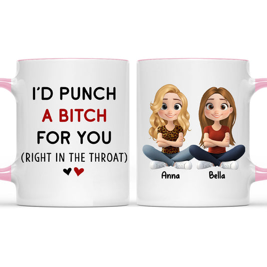 Best Girls Ever - Personalized Custom Accent Mug