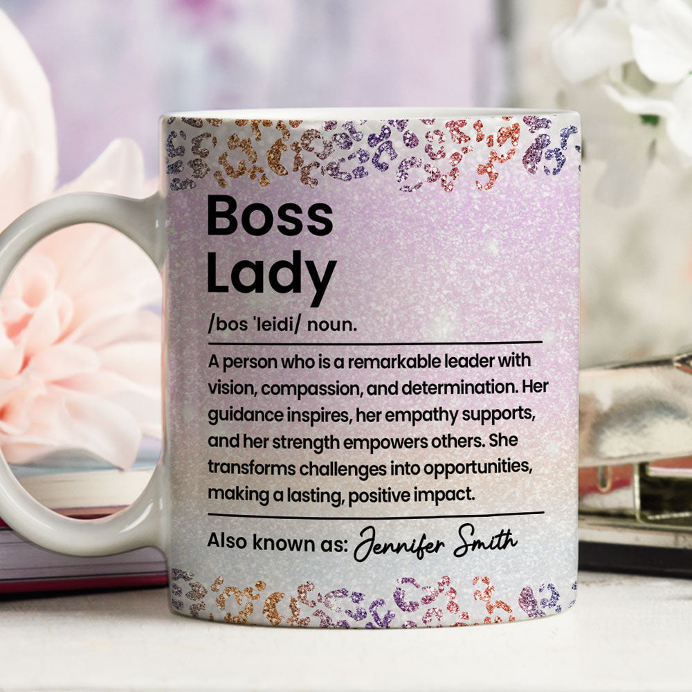 Boss Lady 2 - Personalized Custom Coffee Mug