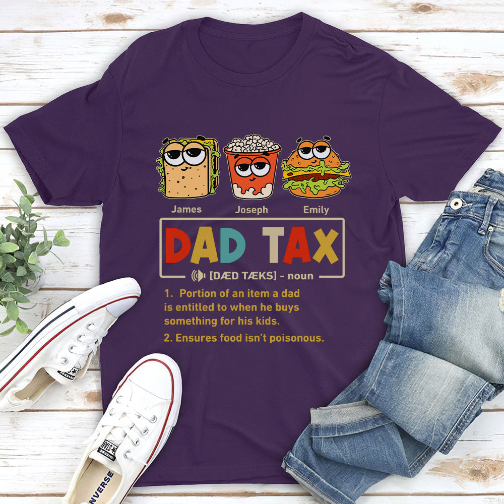Taste Test Approved By Dad - Personalized Custom Shirt