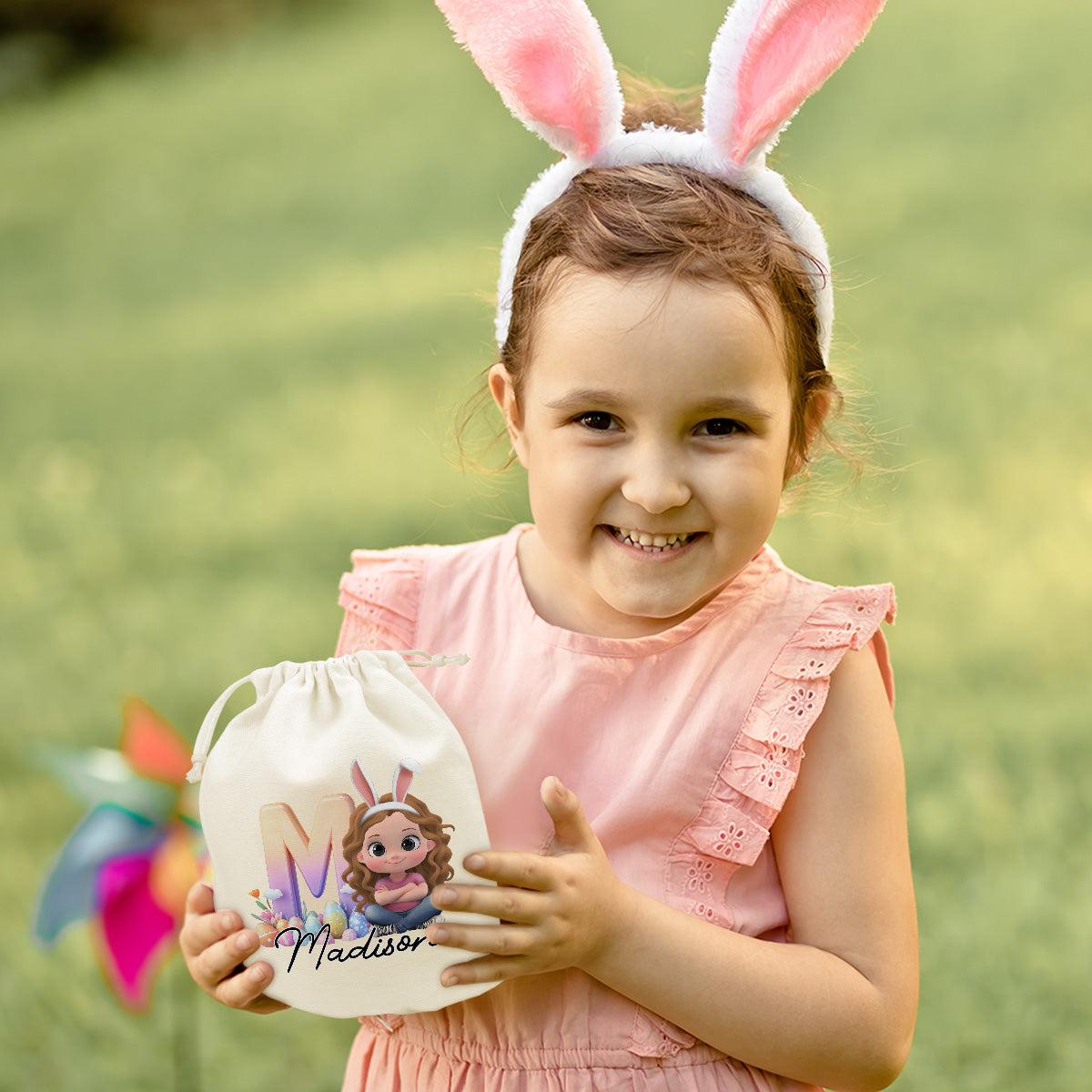 Eggs-tra Happy Easter - Personalized Custom Favor Bag