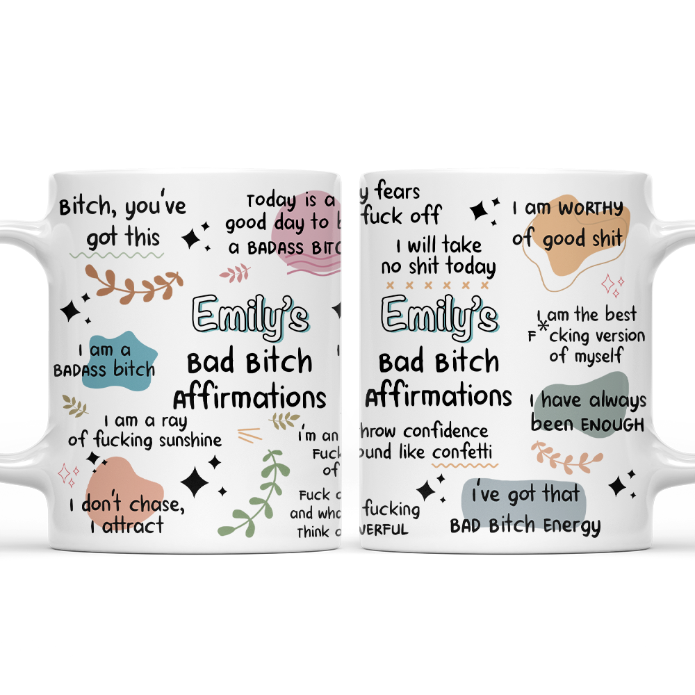Funny Affirmations - Personalized Custom Coffee Mug