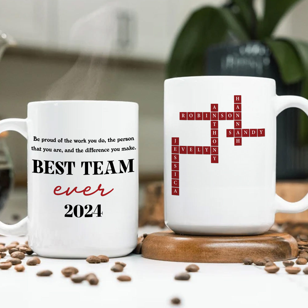 We Are Best Team Ever - Personalized Custom Coffee Mug