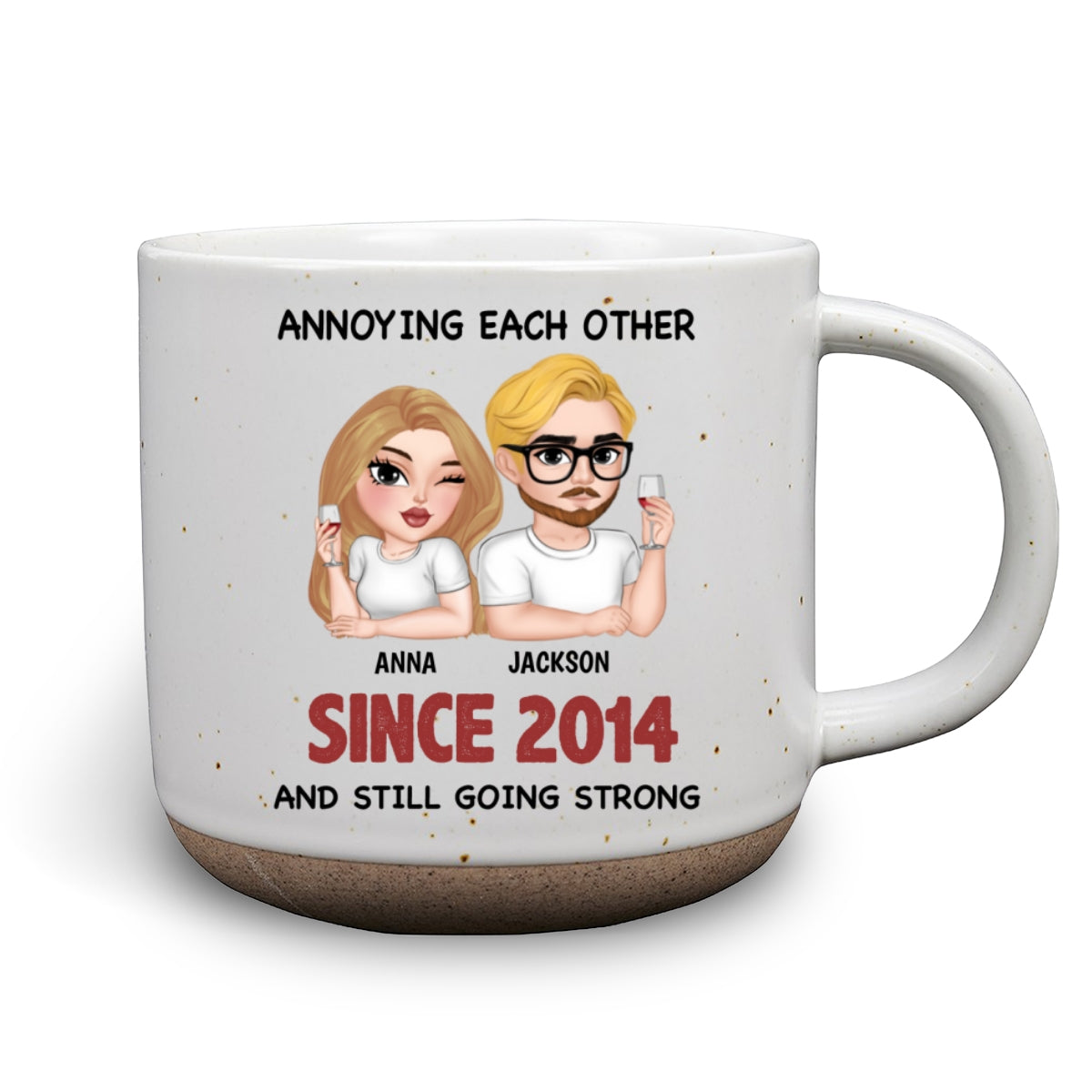 You Are My Heart - Personalized Custom Pottery Mug