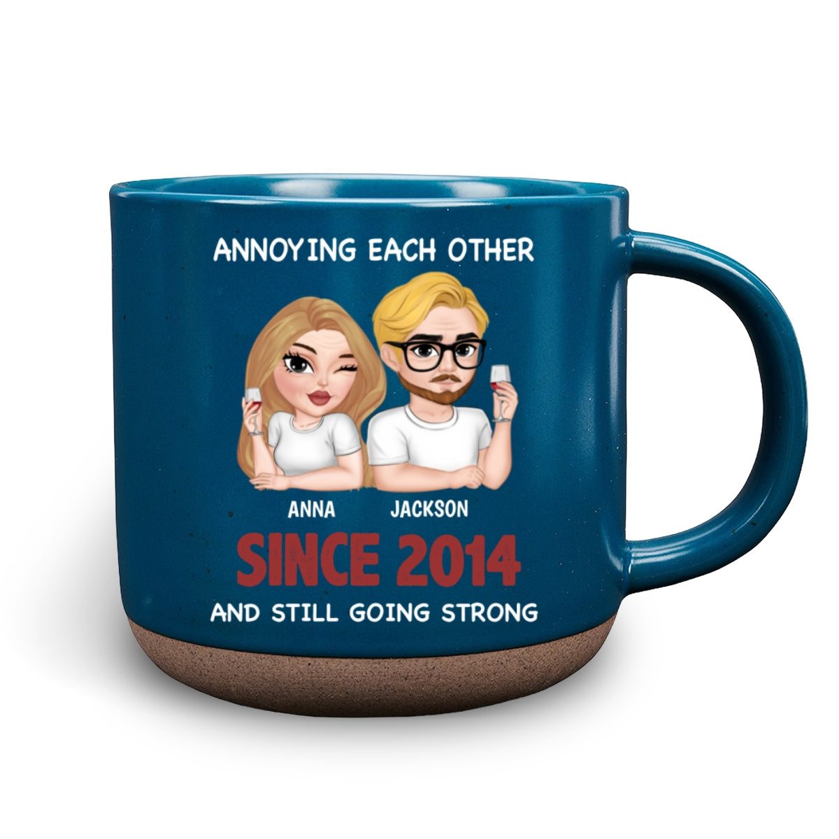 You Are My Heart - Personalized Custom Pottery Mug