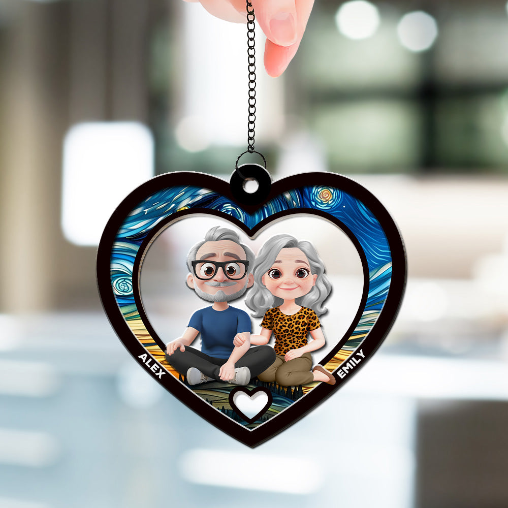 You And Me Always Together - Personalized Custom Suncatcher