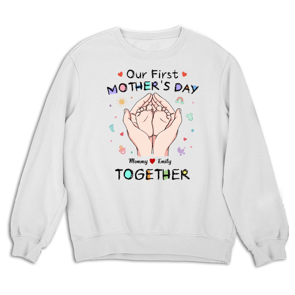 Our 1st Mothers Day - Personalized Custom Shirt