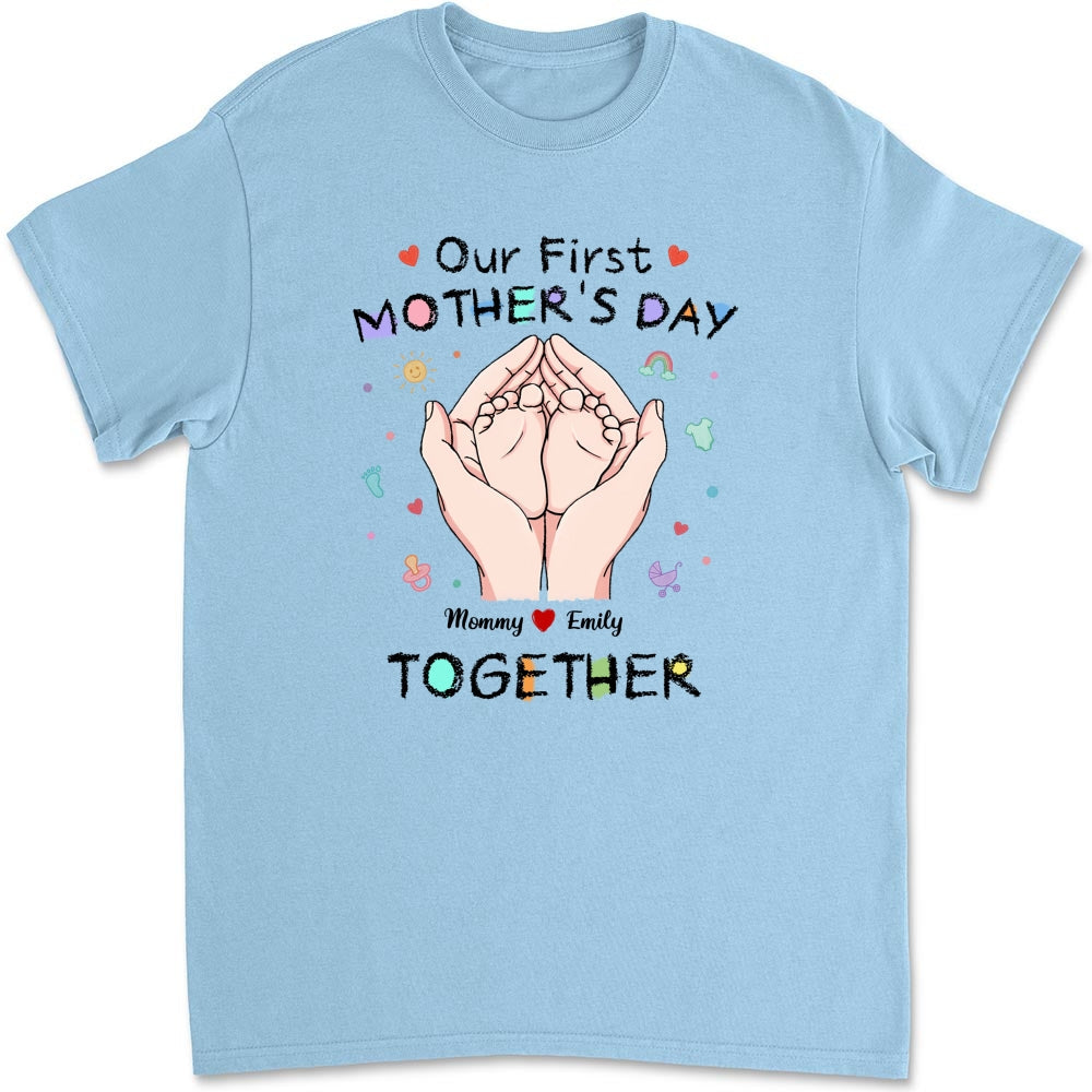 Our 1st Mothers Day - Personalized Custom Shirt