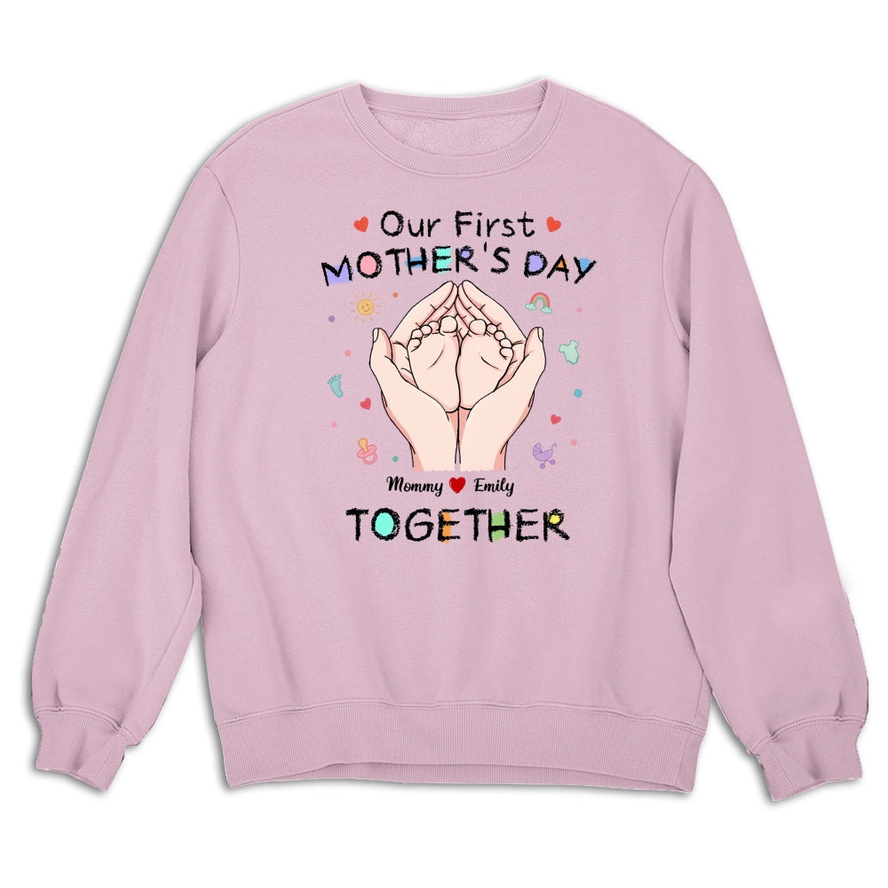 Our 1st Mothers Day - Personalized Custom Shirt