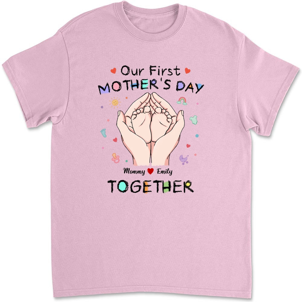 Our 1st Mothers Day - Personalized Custom Shirt