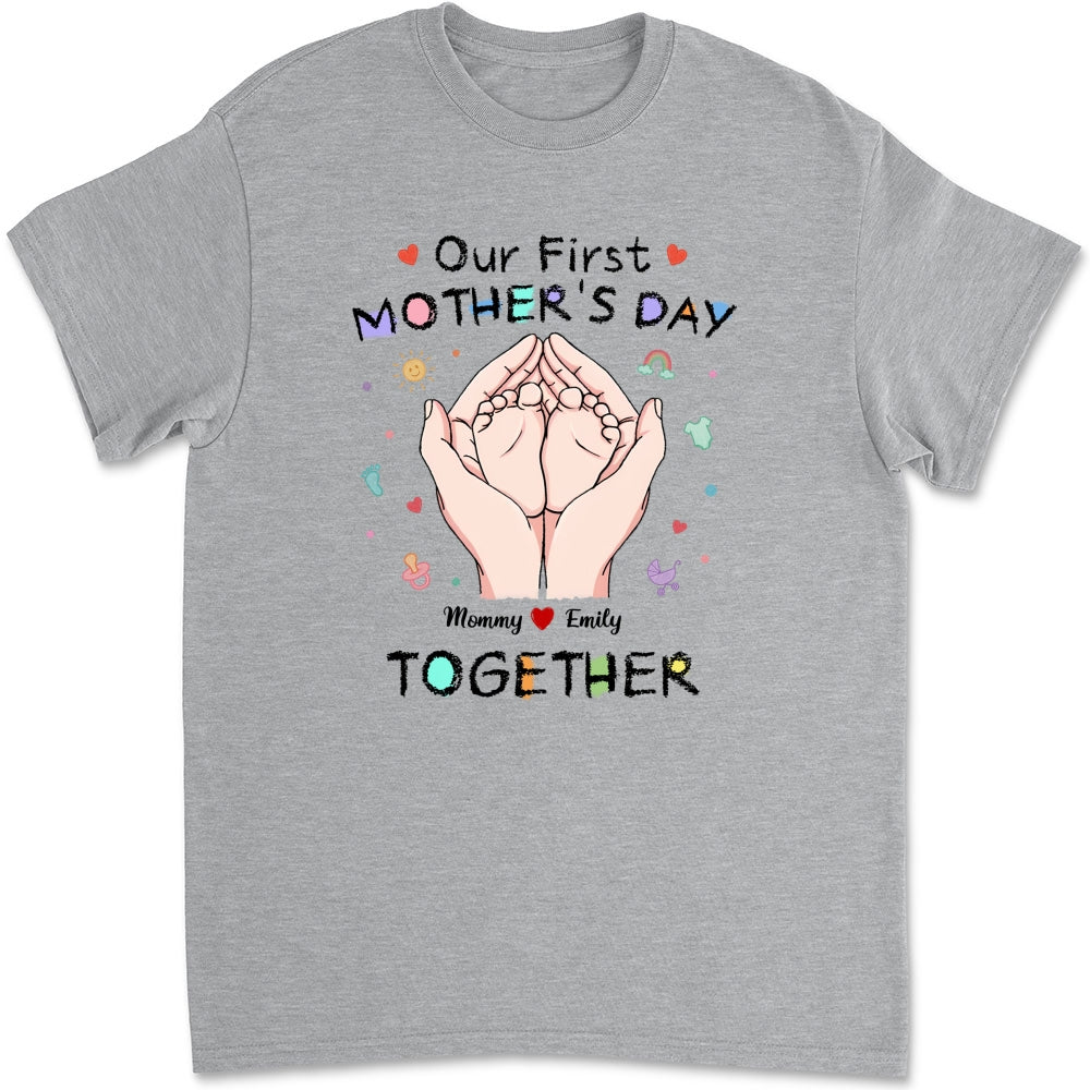 Our 1st Mothers Day - Personalized Custom Shirt