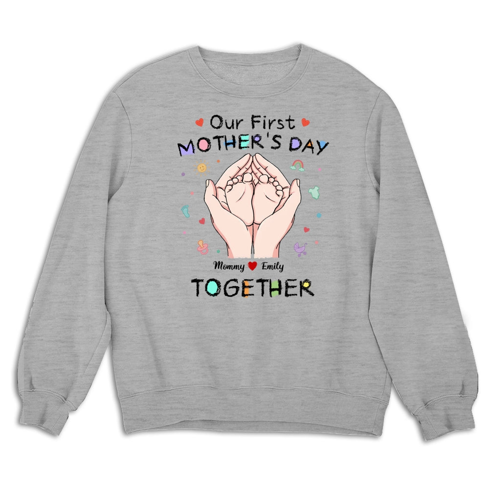 Our 1st Mothers Day - Personalized Custom Shirt