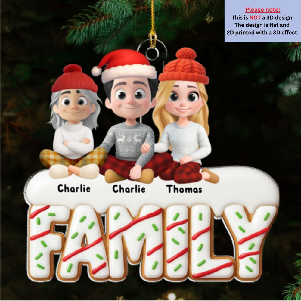 What A Sweetest Christmas - Personalized Custom Acrylic Ornament