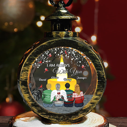 Right Here For You - Personalized Custom Christmas Lantern
