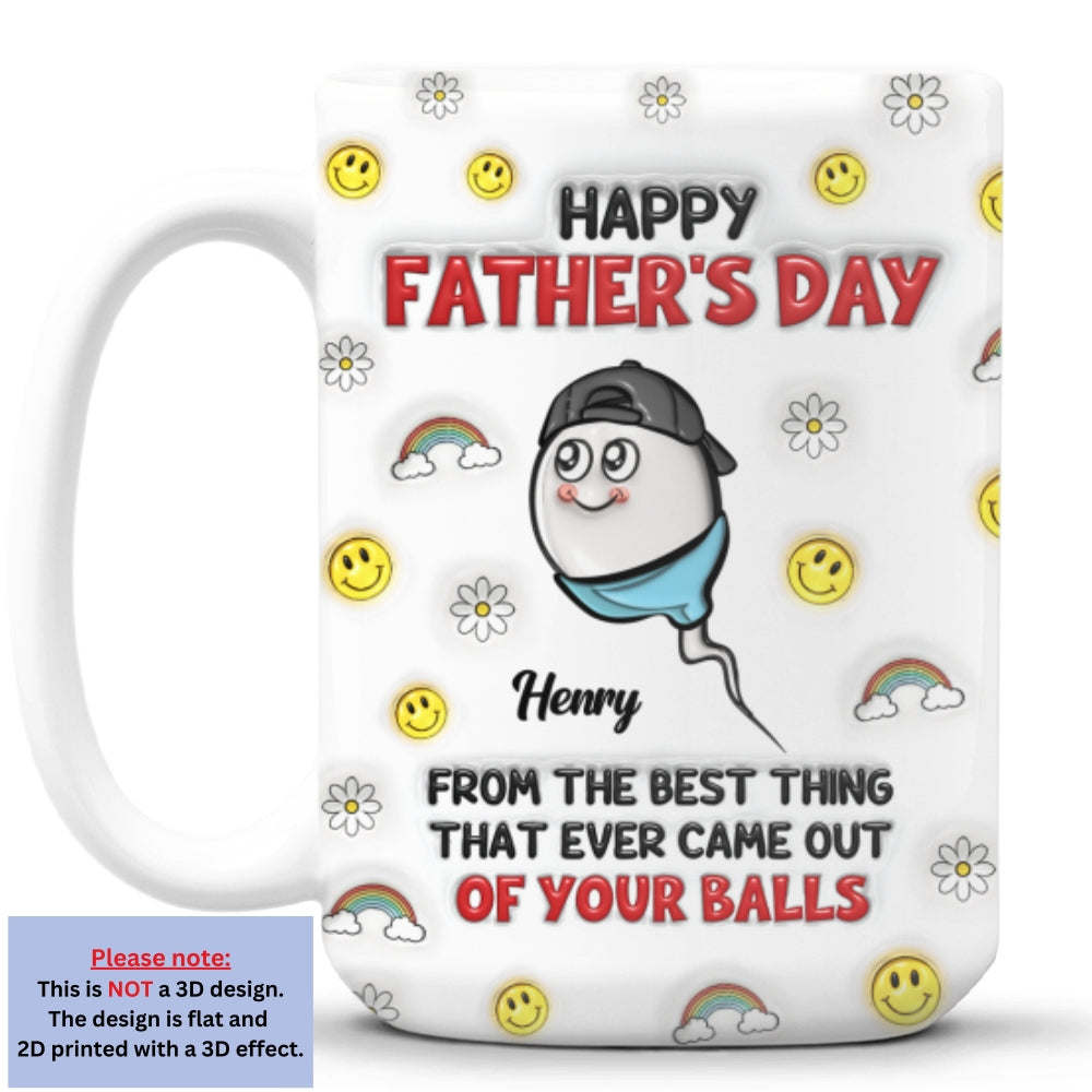 The Best Thing Came Out - Personalized Custom 3D Inflated Effect Mug