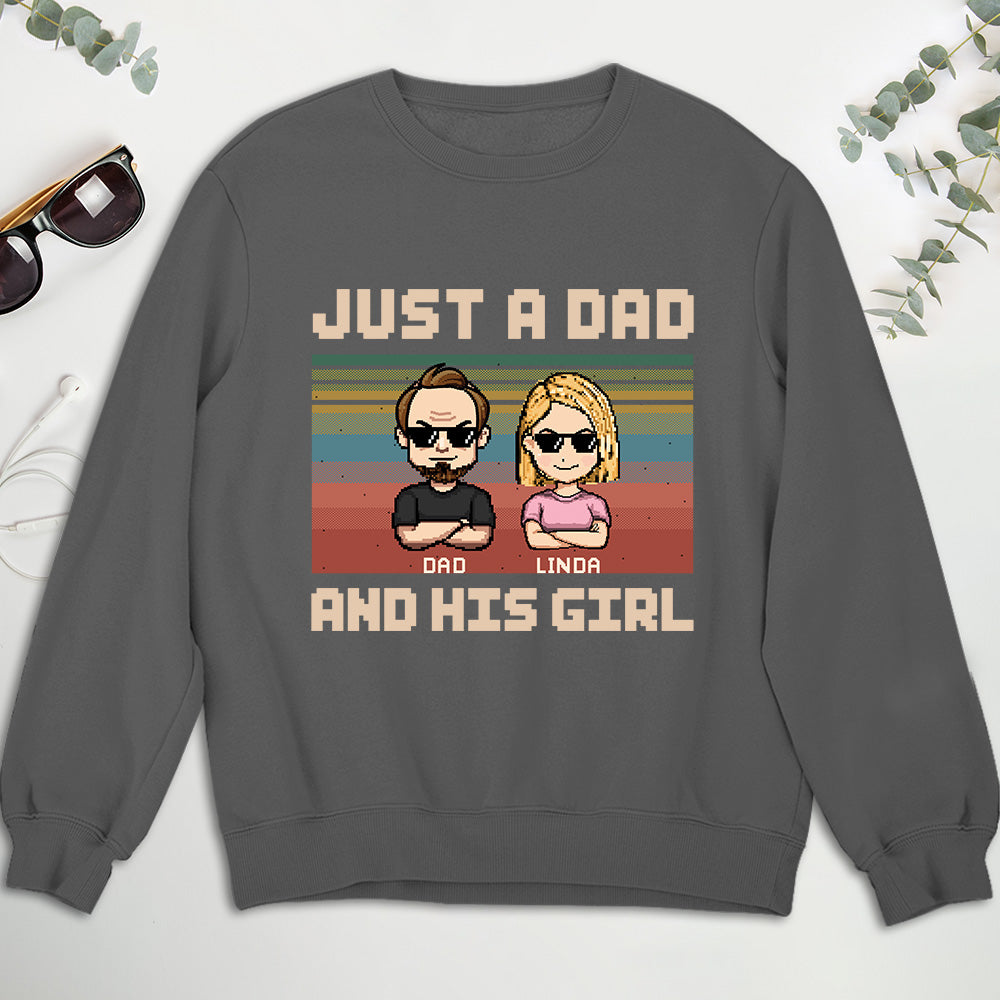 A Dad And His Daughter - Personalized Custom Shirt