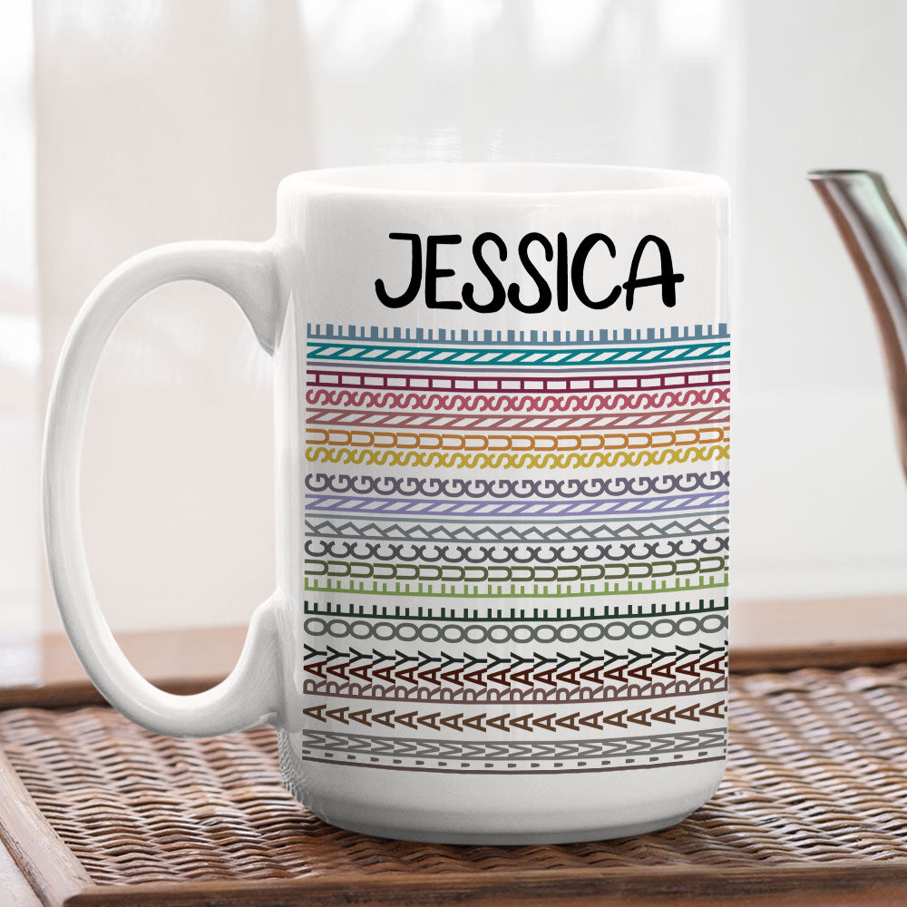 Happiness Hits Like A Truck - Personalized Custom Coffee Mug